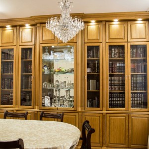 Classic golden cabinets