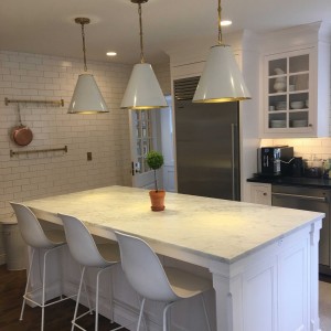 Modern white kitchen