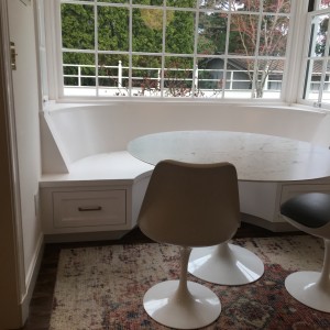 White kitchen bench project