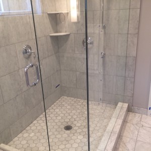Modern mosaic bath